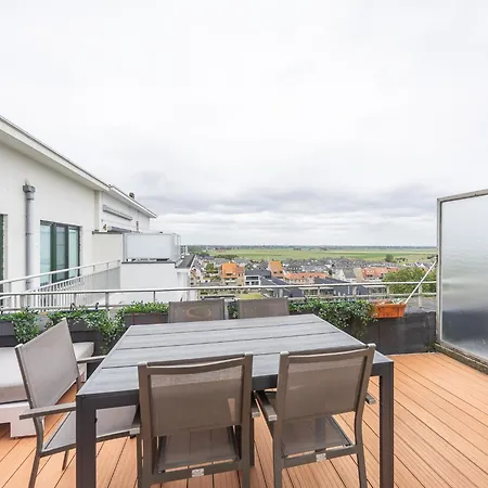 דירה Rooftop Apartment In Blankenberge By The Beach מידלקרק