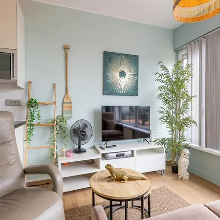 Rooftop Apartment In Blankenberge By The Beach דירה מידלקרק